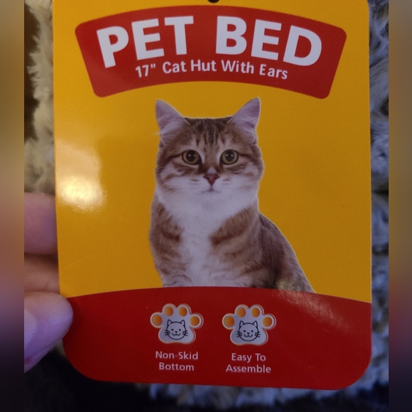 Cat Cave Ultra Soft Faux Fur Rose Pattern Oversized Luxury NEW - Picture 10 of 12